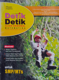 Image of Detik-Detik UN Matematika Tahun 2013/2014 Untuk SMP/MTs