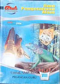 Image of Ilmu Pengetahuan Alam Untuk SMP/MTs Kelas IX Pegangan Guru