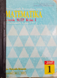 Image of Matematika Untuk SLTP Kelas I Jilid 1