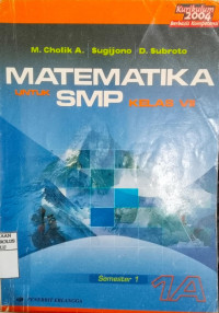 Image of Matematika Untuk SMP Kelas VII Semester 1