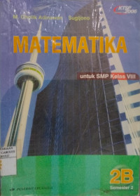 Image of Matematika Untuk SMP Kelas VIII 2B Semester 2
